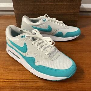Nike Men Air Max 1 ‘86 OG White Spikeless Golf Shoe DV1403-117 Size 9.5